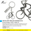 METALOWY BRELOK ROWERZYSTA,  kod produktu: AXP V 4948. Nowoczesny brelok w kształcie rowerzysty z plakietką pod grawer. Idealny gadżet dla sklepów i producentów sprzętu rowerowego. Praktyczny i ponadczasowy upominek reklamowy. Materiał: metal. Rozmiar: 10,7 x 5,2 x 1,3cm. Na produkcie wykonujemy dowolny nadruk reklamowy (grawer w polu około 6x25mm na dołączonej do produktu blaszce). Cena orientacyjna bez kosztów nadruku: 10,69zł/szt netto. Zapraszamy! #molaireklama