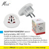 ADAPTER PODRÓŻNY SKROSS®, kod produktu: MO 9325. Produkt do podłączenia wszystkich 2 i 3-biegunowych urządzeń podczas podróży. 3-biegunowy z uziemieniem. Spełnia wszystkie międzynarodowe normy. Bezpieczny dla dzieci. Rozmiar produktu: 7 x 5,5 x 5,5cm. Materiał główny: ABS. Waga 50szt: 4kg. Na produkcie wykonujemy dowolne znakowanie reklamowe (w polu około 25x10mm). Cena orientacyjna bez kosztów nadruku: 59,85zł/szt. netto. Zapraszamy! www.molai.pl #molaireklama 