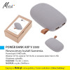 POWER BANK, kod produktu: AXP V 3383. Nowoczesny kształt kamienia. Power bank 10400 mAh. Wejście: 5V/1A, wyjście: 5V/1A/2A, w zestawie kabel micro USB. Obudowa z plastiku. Rozmiar: 13 x 8,1 x 3,6cm. Na produkcie wykonujemy dowolny nadruk reklamowy w polu 20x40mm. Cena orientacyjna bez nadruku: 104,00zł/szt netto. Zapraszamy! www.molai.pl #molaireklama