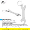 BRELOK WRENCHY, kod produktu: MO 9186. Otwieracz do butelek z brelokiem. Kształt klucza do napraw. Idealny gadżet dla miłośników motoryzacji i majsterkowania. Rozmiar produktu: 9,5 x 2 x 0,4cm. Materiał główny: metal. Waga 200szt: 7kg. Dostępny tylko i wyłącznie w kolorze srebrnym (14). Na produkcie wykonujemy dowolne znakowanie reklamowe/grawer (w polu około 35x5mm). Cena orientacyjna bez kosztów nadruku: 10,36zł/szt. netto. Zapraszamy! www.molai.pl #molaireklama