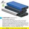 POWER BANK (POWERFLAT 8 C), kod produktu: MO6770. Pojemność 10000 mAh, prąd wyjściowy DC5V/1A i DC5V/2A. Zawiera lampkę kontrolną i kabel USB z wtyczką micro USB. Obsługuje technologię szybkiego ładowania (18 W). Wejście/wyjście: Typ-C. Obsługa Power Delivery (PD) do ładowania najnowszego laptopa MacPro®. Rozmiar produktu: 14,2x6,6x1,6cm. Materiał: aluminium z recyklingu. Waga 40szt: 13kg. Na produkcie wykonujemy dowolne znakowanie reklamowe (w max polu około 130x50mm). Cena orientacyjna bez kosztów nadruku: 93,30zł/szt. netto. Zapraszamy! www.molai.pl #molaireklama 