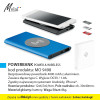 POWERBANK, kod produktu: MO 9498. Bezprzewodowy powerbank 4000 mAh z aluminium. Zawiera złącze typu C. Wyjście: DC5V / 1.0A. Zgodny najnowszym systemem Androidy, iPhone®. Rozmiar produktu: 12x6,5x0,9cm. Materiał główny: battery. Waga 50szt: 8kg. Dostępna w 5 wersjach kolorystycznych. Na produkcie wykonujemy dowolne znakowanie reklamowe (w polu około 30x40mm). Cena orientacyjna bez kosztów nadruku: 82,11zł/szt. netto. Zapraszamy! www.molai.pl #molaireklama