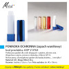 POMADKA OCHRONNA (zapach waniliowy), kod produktu: AXP V 0764. Praktyczny gadżet dla osób dbających o piękne, zdrowe usta. Wygodna w użyciu, prosta w obsłudze, z filtrem SPF15. Nowoczesny, obowiązkowy gadżet dla każdej kobiety ... i nie tylko ! Materiał: ABS. Waga 500szt: 8kg. Rozmiar: średnica 1,9cm x 7cm. Dostępna w 5 wersjach kolorystycznych: srebrna (32), złota (24), różowa (21), czerwona (05) i niebieska (11). Na produkcie wykonujemy dowolne znakowanie reklamowe (w polu około 40x10mm). Cena orientacyjna bez kosztów nadruku: 4,65zł/szt. netto. Zapraszamy! www.molai.pl #molaireklama