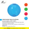 DMUCHANA PIŁKA PLAŻOWA, kod produktu: AXP V 8675. Dmuchana piłka plażowa idealna do aktywnego wypoczynku. Doskonała do zabawy nad wodą. Przeźroczysty materiał produktu, dostępna w różnych kolorach. Materiał: PVC. Rozmiar: 30cm (nadmuchana: 40cm). Piłka dostępna w siedmiu wersjach kolorystycznych: różowa (21), neutralna (00), żółta (08), pomarańczowa (07), czerwona (05), niebieska (04) i zielona (06). Na produkcie wykonujemy dowolny nadruk reklamowy w polu około 130x60mm. Cena orientacyjna bez kosztów nadruku: 4,42zł/szt netto. Zapraszamy! www.molai.pl #molaireklama