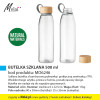 BUTELKA SZKLANA, pojemność 500 ml, kod produktu: MO6246. Szklana butelka z bambusową pokrywką i praktyczną zawieszką z TPU. Wielokrotnego użytku, prosta w formie, ponadczasowy design. Butelka nie nadaje się do napojów gazowanych. Materiał: szkło. Rozmiar: średnica 6 x 22,5cm. Waga 25szt: 11kg. Na produkcie wykonujemy dowolne znakowanie reklamowe w polu 80 x 30mm (butelka) i 35 x 35mm (nakrętka). Cena orientacyjna bez kosztów nadruku: 14,89zł/szt. netto. Zapraszamy! www.molai.pl #molaireklama