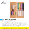 ZESTAW DO RYSOWANIA, kod produktu: AXP V 8620. Komplet plastyczny zawierający 10 kredek ołówkowych i 9 świecowych. Wielofunkcyjne zastosowanie: edukacja, ćwiczenia, zabawa i nauka. Idealny upominek dla kreatywnych dzieci, młodzieży a nawet dorosłych! Wymiar produktu: 7,8 x 18,5 x 1,2cm. Materiał: karton, drewno. Waga 200szt: 18kg. Na produkcie wykonujemy dowolne znakowanie reklamowe (w polu około 10x30mm). Cena orientacyjna bez kosztów nadruku: 4,64zł/szt. netto. Zapraszamy! www.molai.pl #molaireklama