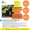 KAMIZELKA BEZPIECZEŃSTWA, kod produktu: AXP V 7767. Kamizelka bezpieczeństwa dla dorosłych. Trzy rozmiary produktu: 66x60cm (M), 73x67cm (XL) i 75x72cm (XXL). Spełnia wymagania normy EN20471. Zapięcie na rzep. Dwa odblaskowe paski, elementy wykończenia produktu z przodu i z tyłu kamizelki. Materiał: polyester 150D. Waga 100szt: 17kg. Dostępna w dwóch wersjach kolorystycznych: żółta (08) i pomarańczowa (07). Na produkcie wykonujemy dowolne znakowanie reklamowe w polu: 10x10cm (przód) i 20x20cm (tył). Cena orientacyjna bez kosztów nadruku: 17,39zł/szt. netto. Zapraszamy! www.molai.pl #molaireklama