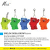 BRELOK ODBLASKOWY (BEARY), kod produktu: R73245. Brelok z powłoką odbijającą światło w kształcie misia z karabińczykiem. Zwiększa widoczność po zmroku i w warunkach ograniczonej widoczności. Mały, lekki i łatwy do przypięcia (na plecak, rower, do torebki). Wymiar: 62 x 70 x 3mm. Materiał główny: tworzywo sztuczne, metal. Waga 100szt: 2kg. Na produkcie wykonujemy dowolny nadruk reklamowy w polu około 20 x 50mm. Cena orientacyjna bez kosztów nadruku: 1,95zł/szt netto. Zapraszamy! www.molai.pl #molaireklama