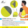 WORKO-PLECAK PRO STARS, kod produktu: 77800. Praktyczny worek wykonany z mocnej fluorescencyjnej tkaniny. Taśmy odblaskowe dla podwyższenia widzialności i bezpieczeństwa. Rogi wzmocnione taśmą odblaskową, metalowe otwory na sznurek. Wymiar: 39 x 32cm. Materiał główny: tkanina 130g. Waga 100szt: 5 kg. Na produkcie wykonujemy dowolne znakowanie reklamowe (w polu około 150x210mm). Cena orientacyjna bez kosztów nadruku: 7,69zł/szt. netto. Zapraszamy! www.molai.pl #molaireklama