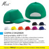 CZAPKA Z DASZKIEM, kod produktu: AXP V 7137. Klasyczna czapka z daszkiem w dorosłym, uniwersalnym rozmiarze. Wygodny krój produktu (unisex), 5 paneli, zapięcie na rzep. Ponadczasowy upominek reklamowy na słoneczne lato ... i nie tylko! Materiał: 100% brushed cotton. Rozmiar produktu: średnica 18,5cm. Waga 200szt: 14kg. Dostępna w 9 wersjach kolorystycznych: zielona (06), biała (02), żółta (08), pomarańczowa (07), czerwona (05), różowa (21), niebieska (11), granatowa (04) i czarna (03). Na produkcie wykonujemy dowolne znakowanie reklamowe (w polu około 130x60mm). Cena orientacyjna bez kosztów nadruku: 14,65zł/szt. netto. Zapraszamy! www.molai.pl #molaireklama