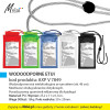 WODOODPORNE ETUI, kod produktu: AXP V 7849. Wodoodporne etui wielofunkcyjne ze sznurkiem (ok. 46 cm). Możliwość obsługi ekranów dotykowych. Ponadczasowy upominek reklamowy dla każdego! Materiał: PVC. Wymiar: 25,2 x 11 x 0,1cm. Waga 500szt: 16kg. Dostępne w 5 wersjach kolorystycznych: biały (02), jasnozielony (10), czerwony (05), niebieski (11) i czarny (03). Na produkcie wykonujemy dowolne znakowanie reklamowe (w polu około 50x35mm). Cena orientacyjna bez kosztów nadruku: 4,51zł/szt. netto. Zapraszamy! www.molai.pl #molaireklama
