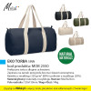 EKO TORBA (SINN) kod produktu: MOB 2550. Praktyczna torba z długimi uchwytami. Zapinana na zamek: przegroda boczna i kieszeń wewnętrzna. Bawełna z recyklingu 320 gr/m² (80%) i poliester z recyklingu (20%).  Materiał główny: materiały z recyklingu. Rozmiar: 50x25x25cm. Waga 40szt: 14kg. Na produkcie wykonujemy dowolne znakowanie reklamowe (w polu około 120x155mm). Cena orientacyjna bez kosztów nadruku: 35,72zł/szt. netto. Zapraszamy! www.molai.pl #molaireklama
